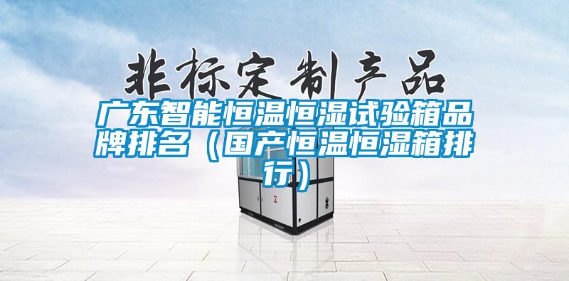 廣東智能恒溫恒濕試驗箱品牌排名(國產(chǎn)恒溫恒濕箱排行)