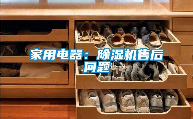 家用電器:除濕機售后問題