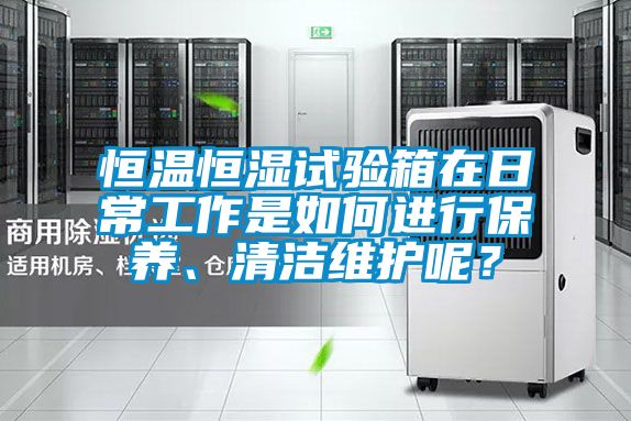 恒溫恒濕試驗(yàn)箱在日常工作是如何進(jìn)行保養(yǎng)、清潔維護(hù)呢？