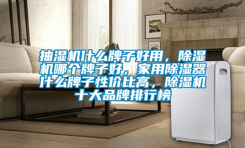 抽濕機什么牌子好用，除濕機哪個牌子好，家用除濕器什么牌子性價比高，除濕機十大品牌排行榜