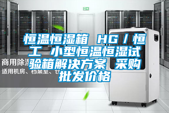 恒溫恒濕箱 HG/恒工 小型恒溫恒濕試驗箱解決方案 采購批發價格