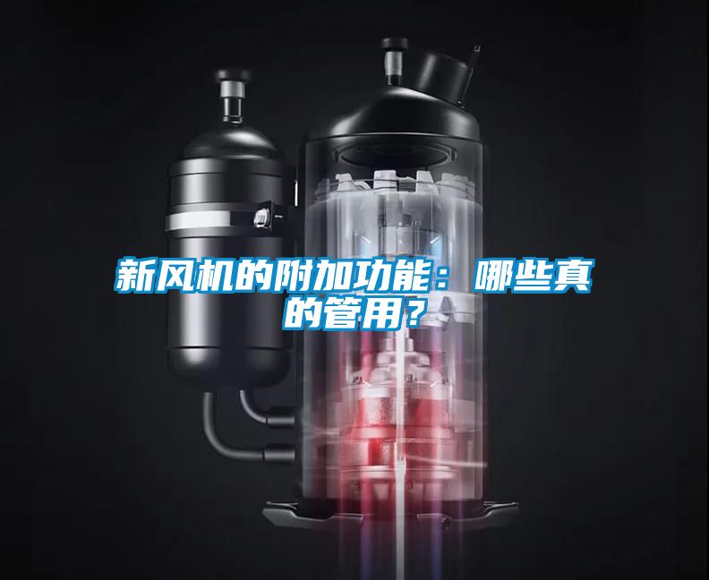新風機的附加功能：哪些真的管用？