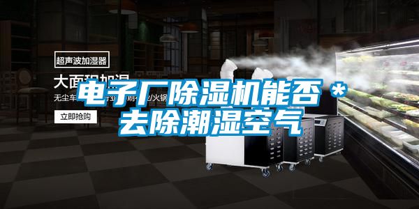電子廠除濕機能否*去除潮濕空氣